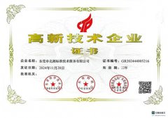 国家高新技术企业证书